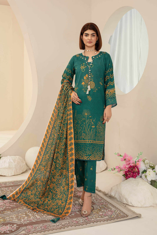 Mysa- Luxury 03 Piece - Digital Print Bana Dora
