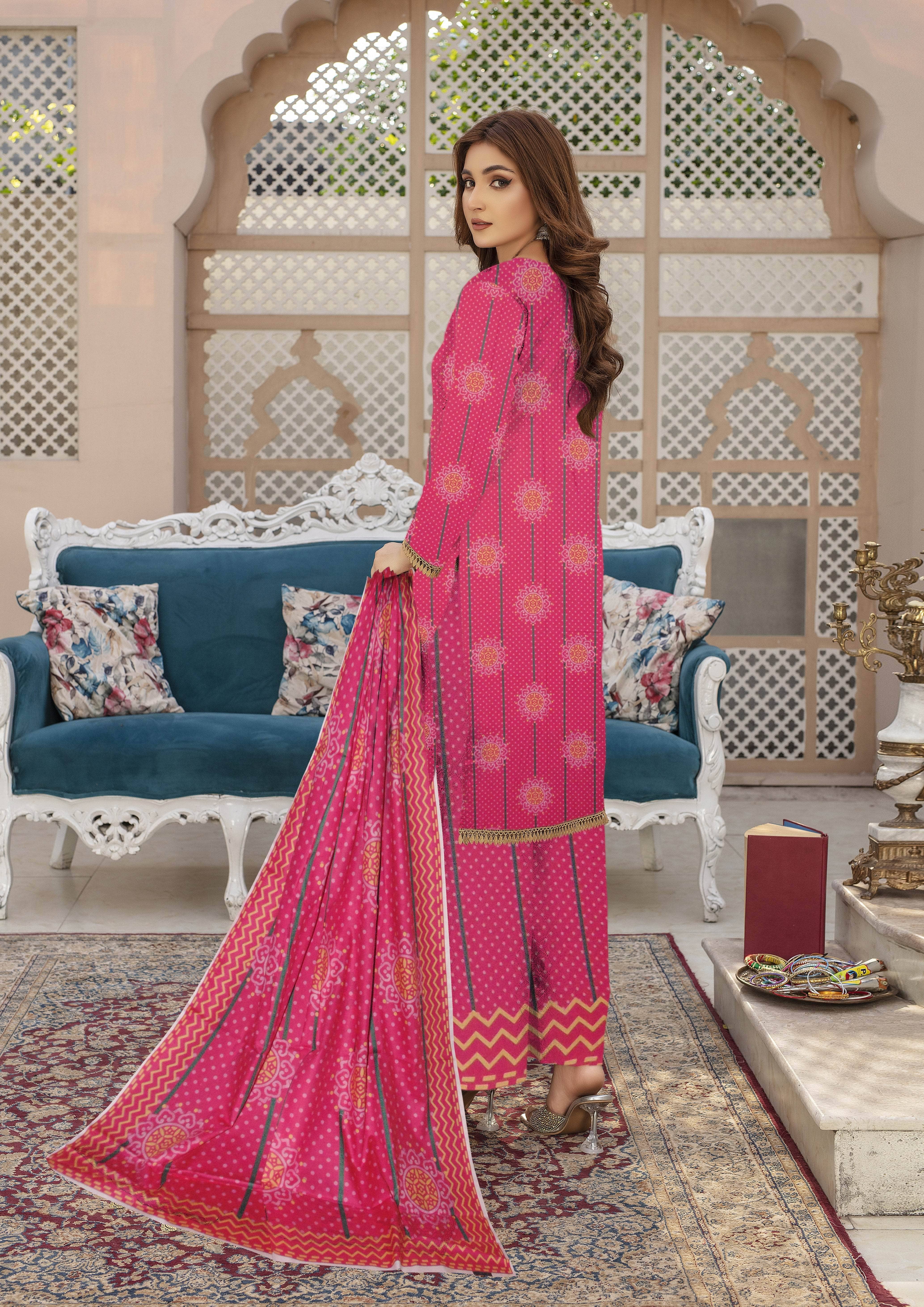 Blush - 03 Piece Digital Print