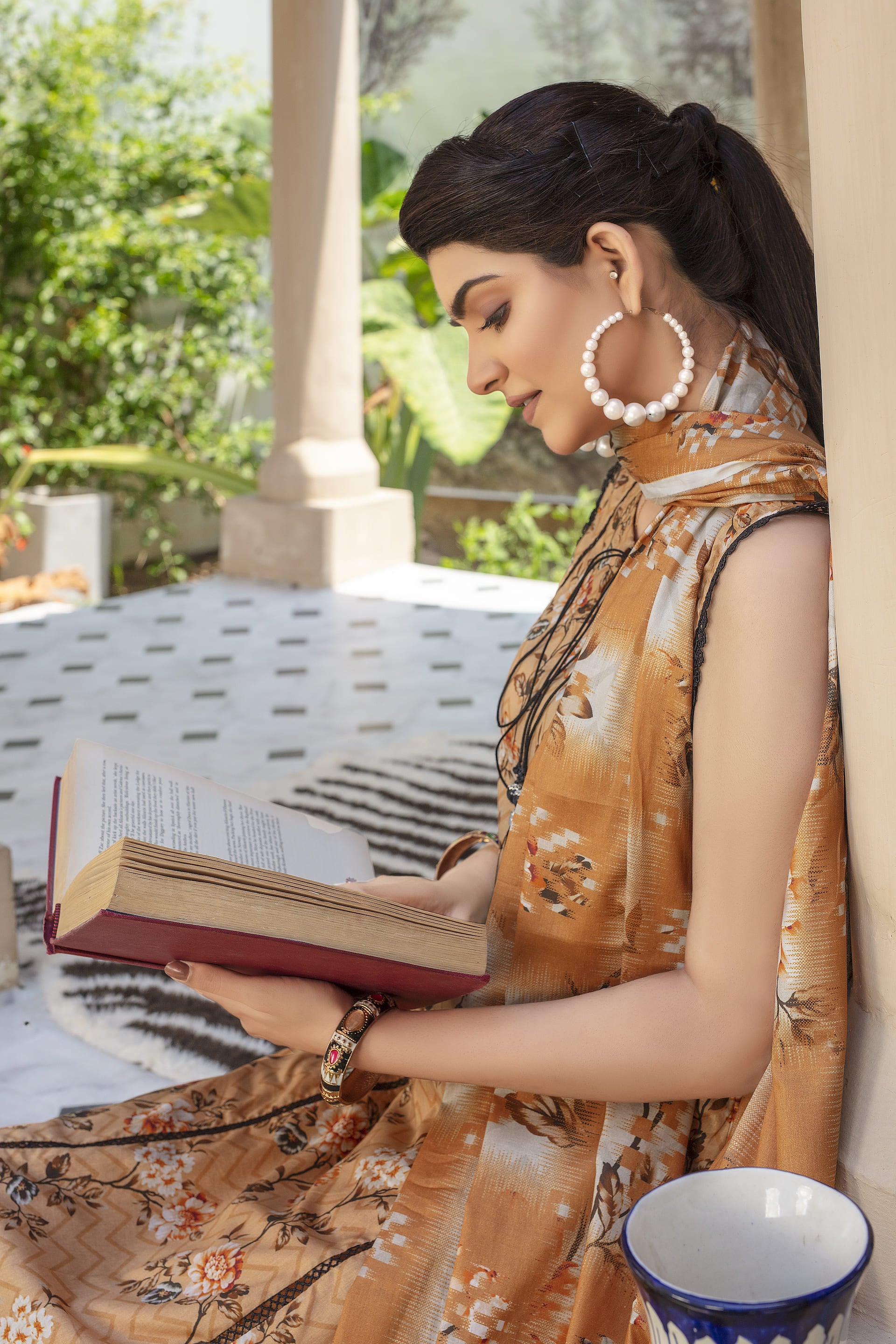 Sienna - 03 Piece Unstitched Digital Print with Lawn Dupatta