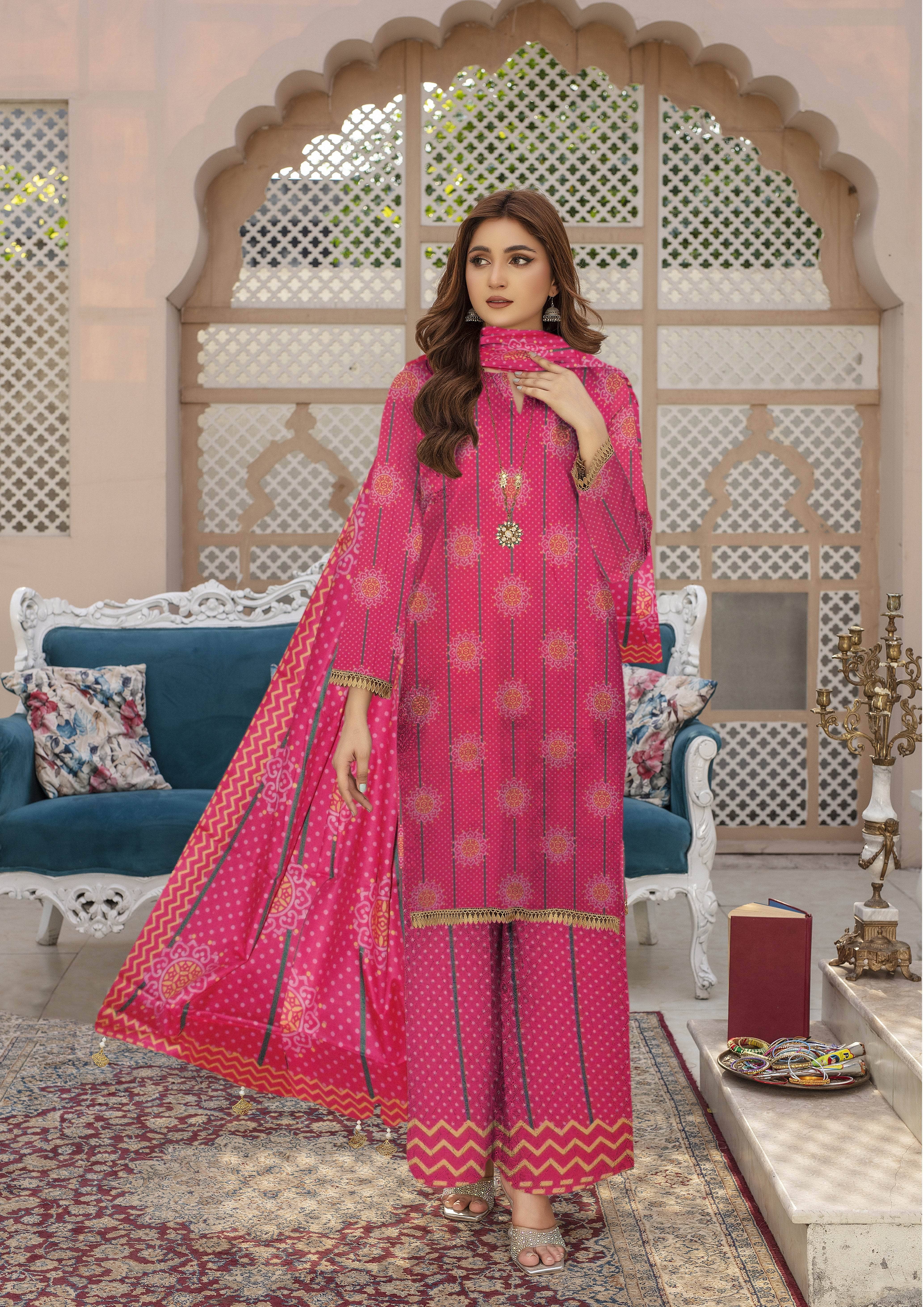 Blush - 03 Piece Digital Print