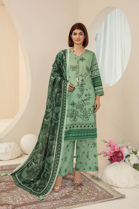 Whimsy - Luxury 03 Piece - Digital Print Bana Dora