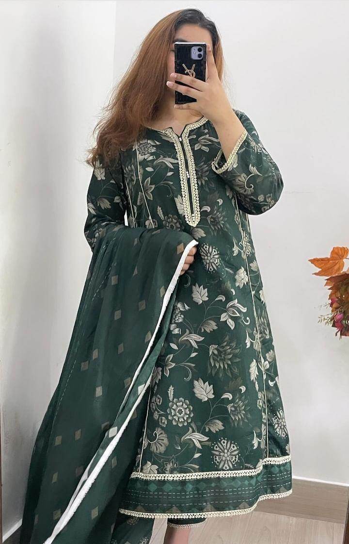 Izhar - 03 Piece Digital Print - Ayzal Minal