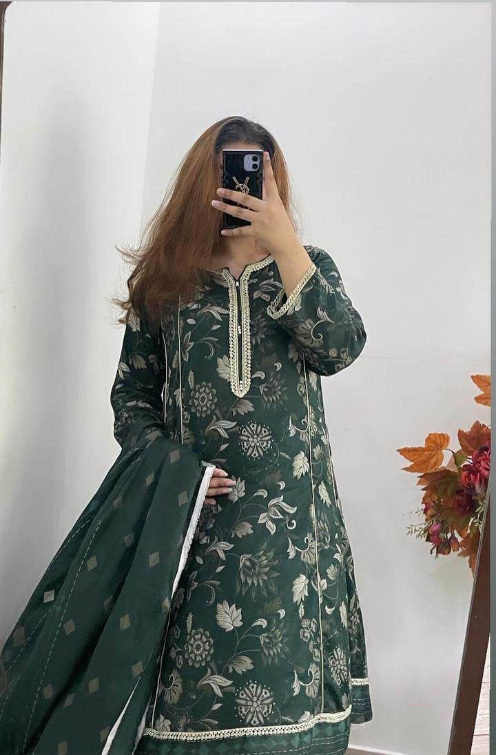 Izhar - 03 Piece Digital Print - Ayzal Minal