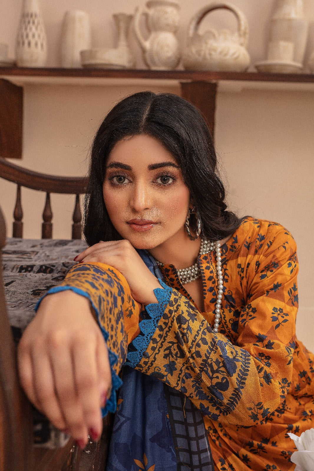 Sunset - 03 Piece Unstitched Digital Print with Lawn Dupatta