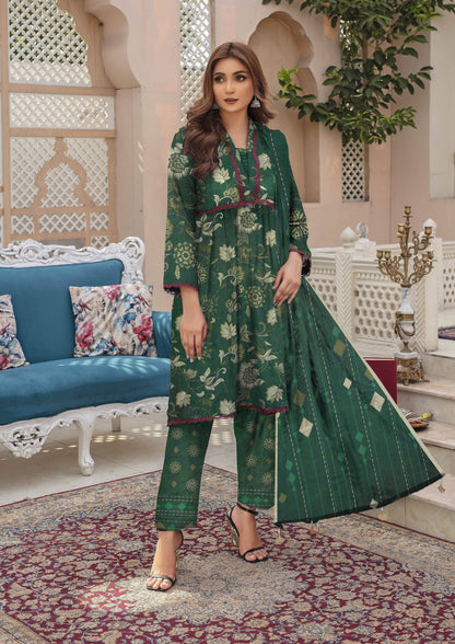 Izhar - 03 Piece Digital Print